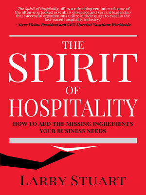 cover image of The Spirit of Hospitality